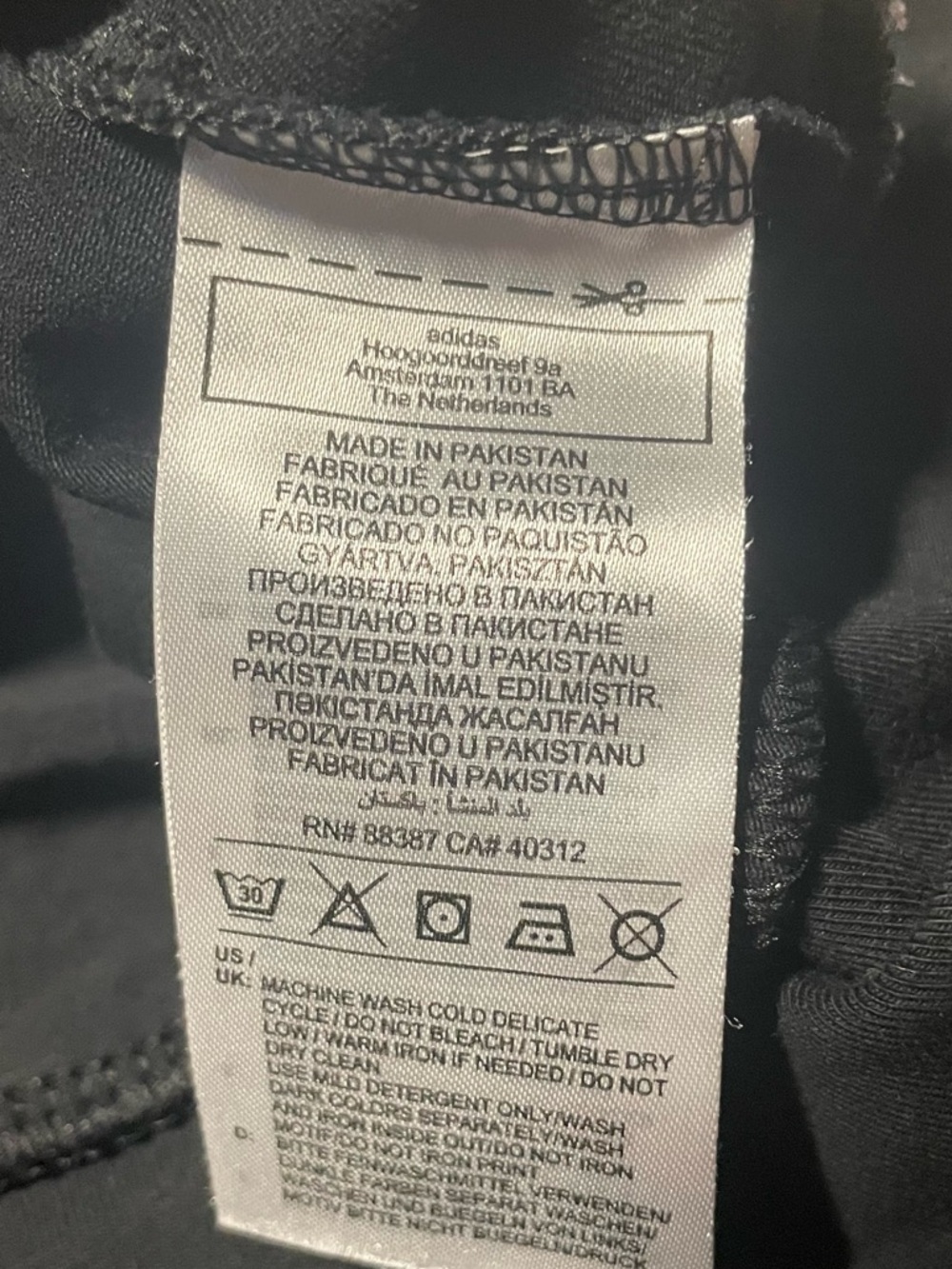 Adidas Women's Black Cropped Tank Top - Originals Logo - Picture 6 of 8